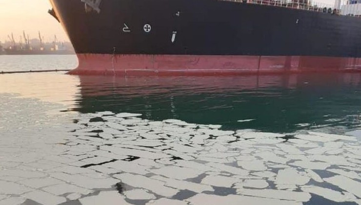 8 тонн пальмового масла попало в Черное море - «В мире»
