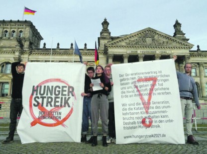 Немецкие экологи устроили голодовку против мясной промышленности - «В мире»