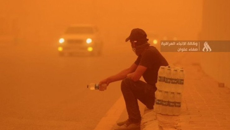 Девятая по счету песчаная буря накрыла Ирак в начале этой недели - «В мире»