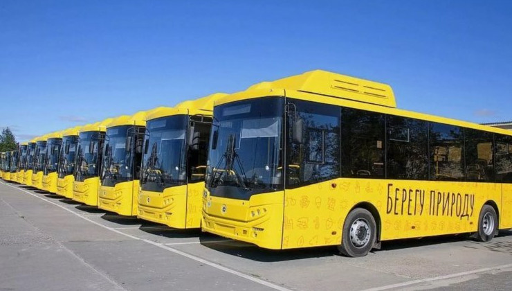 В Ноябрьск поступила партия новых экоавтобусов - «Зеленая Экономика»