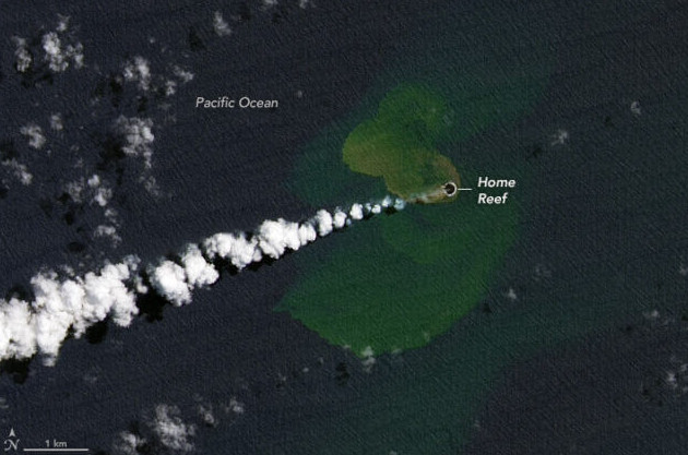 В Тихом океане появился вулканический остров - «В мире»