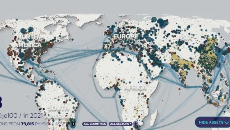 Появилась интерактивная карта крупнейших источников выбросов парниковых газов - «В мире»