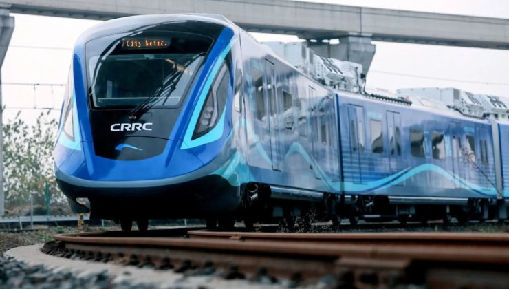 Самый скоростной водородный поезд запустили в Китае - «В мире»