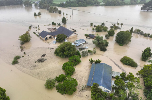 Мощный циклон «Габриэль» в Новой Зеландии вызвал наводнения и оползни - «В мире»