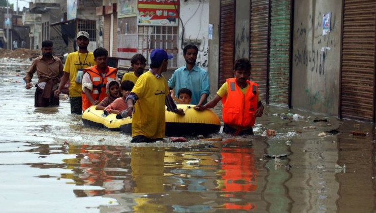 Муссоные наводнения в Пакистане привели к гибели 50 человек - «В мире»