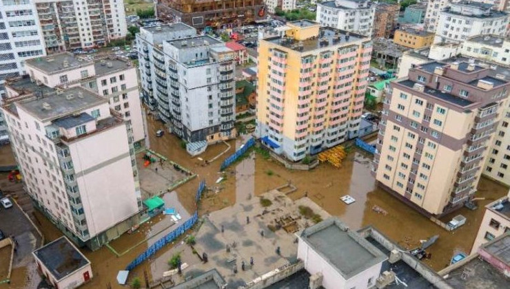 Улан-Батор накрыло обильными дождями, вызвавшими наводнение - «В мире»