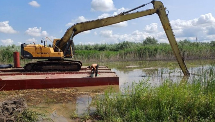 В Саратовской области реализуют масштабный проект по расчистке Волги - «Экология России»