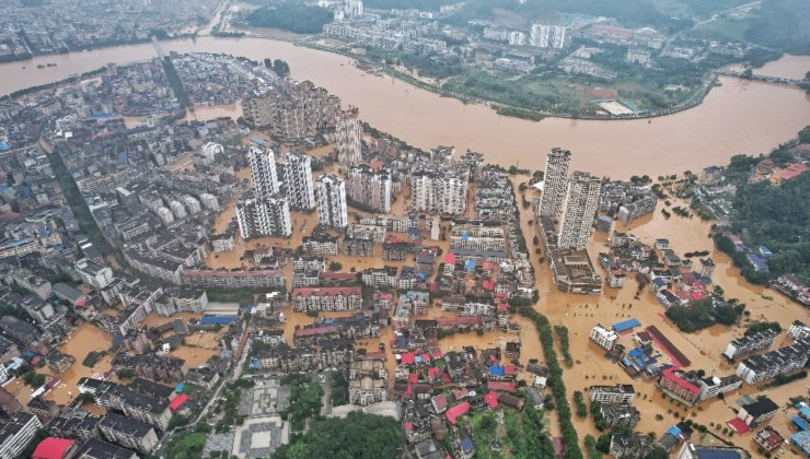 Четверть миллиона человек эвакуированы в Восточном Китае из-за сильных дождей - «В мире»