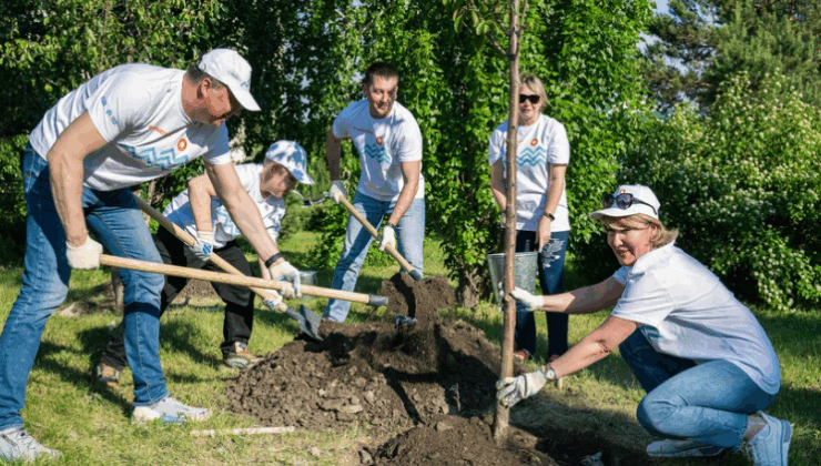 В Омске посадили необычные яблони - «Зеленая Экономика»