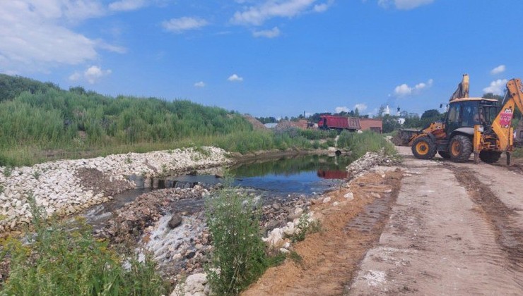 Капремонт плотины на Каменке в Суздале: работы идут по графику - «Экология России»