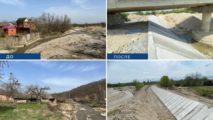 Берегозащита в селе Шалажи завершена раньше срока - «Экология России»