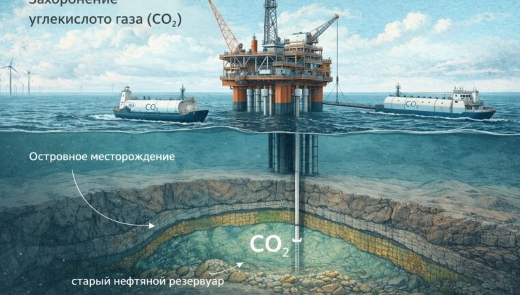 Европа захоронит CO₂ у побережья Дании - «В мире»