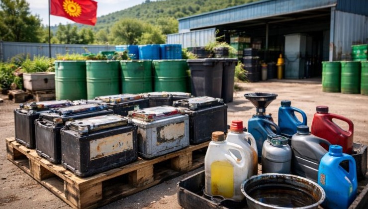 В Кыргызстане вводят особый учёт отработанных масел и аккумуляторов - «В мире»