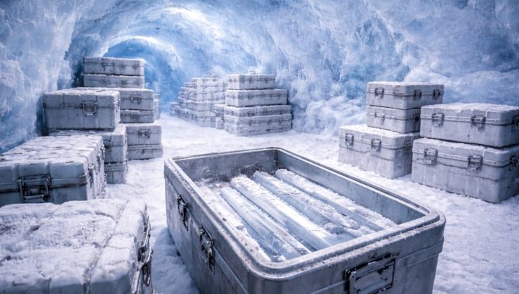 В Антарктиде открыли первое в мире хранилище ледяных кернов - «В мире»