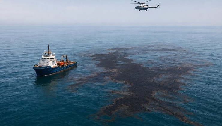 У берегов Азербайджана произошел разлив нефти из поврежденного подводного трубопровода - «В мире»