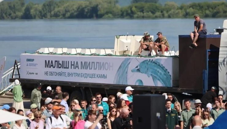 В Нижнекамске в Каму выпустили миллионного малька стерляди - «Зеленая Экономика»